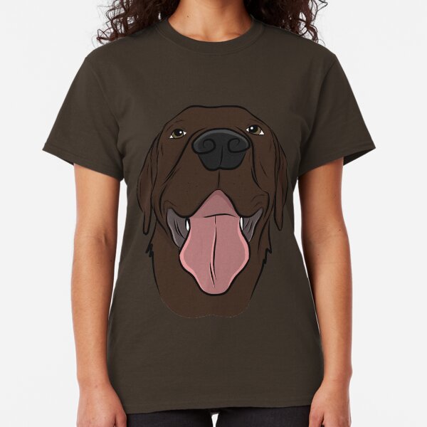 Happy Chocolate Lab Classic T-Shirt