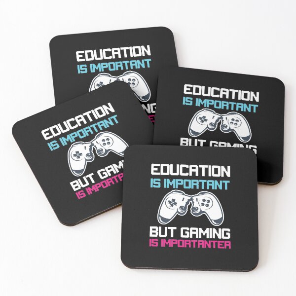 Item preview, Education Is Important But Gaming Is Importanter designed and sold by All in One  Design.