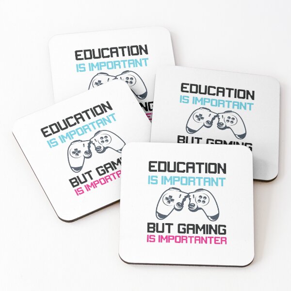 Item preview, Education Is Important But Gaming Is Importanter designed and sold by All in One  Design.
