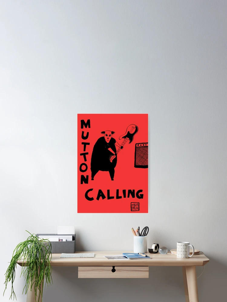 Thumbnail 2 of 3, Poster, Mutton Calling designed and sold by Botchy-Botchy.