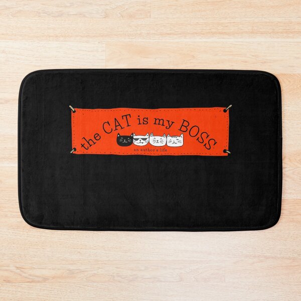 Item preview,  The CAT is my BOSS — an author's life! (red) designed and sold by RandRramblings.
