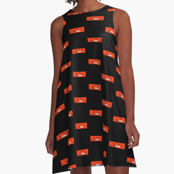 The CAT is my BOSS — an author's life! (red) A-Line Dress