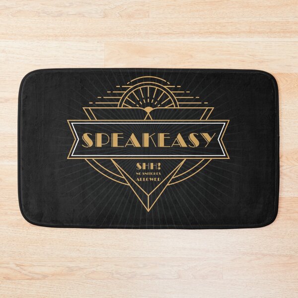 Item preview, Art Deco Gatsby Speakeasy Shh No Snitches Allowed Design designed and sold by MarikaJohnson.