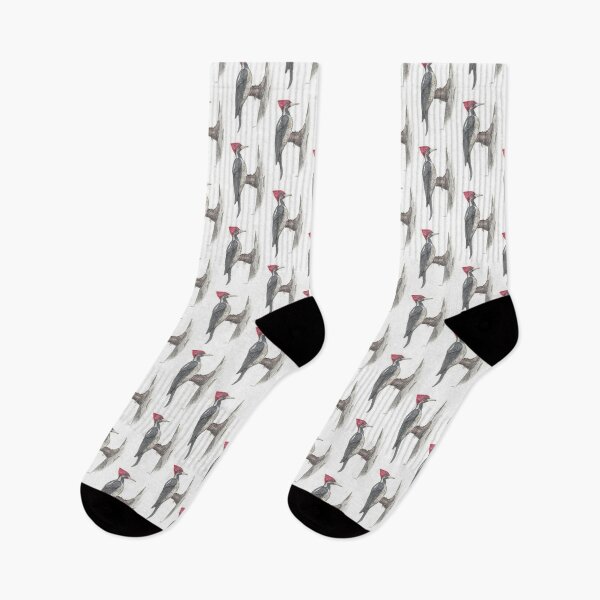 Item preview, Woodpecker in logging boots designed and sold by JimsBirds.