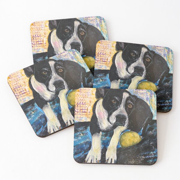 Item preview, Dog Art, Animal art, doggie, dog portrait designed and sold by SaltyMob.