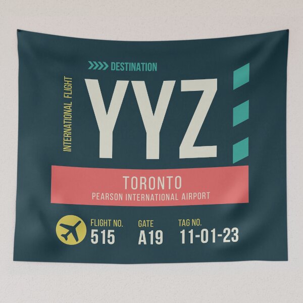 Item preview, Toronto Airport Stylish Luggage Tag (YYZ) designed and sold by SLAG-Creative.