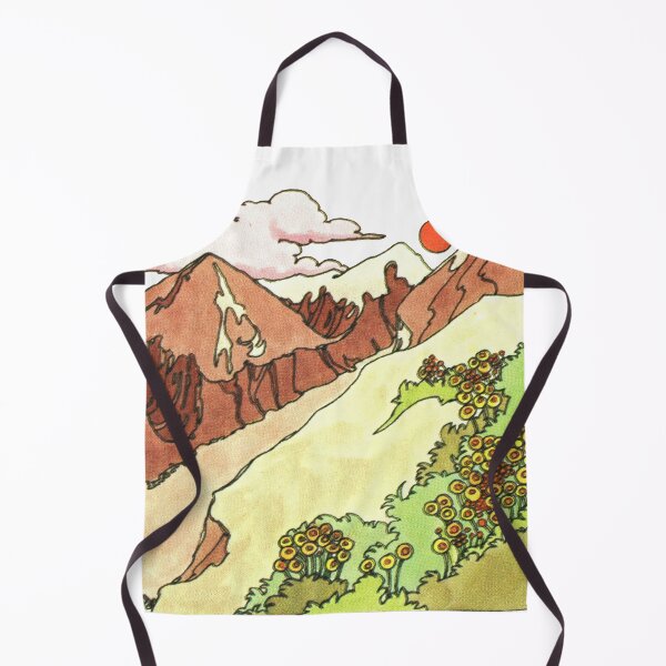 Item preview, Mountain Meadow - 70s Vintage Illustration designed and sold by elevens.