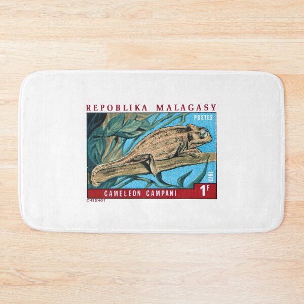 Item preview, 1973 MADAGASCAR Chameleon Campani Stamp designed and sold by retrographics.