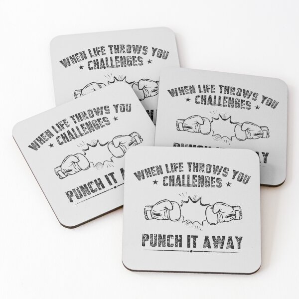 Item preview, Boxing Motivation Quote - Life Challenges designed and sold by kcaandwu.