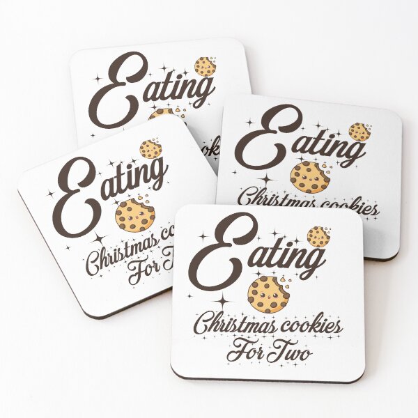 Item preview, Eating Christmas Cookies For Two:For Mom,For Dad,Fuuny Cookies designed and sold by Chaos Pixel Studio.