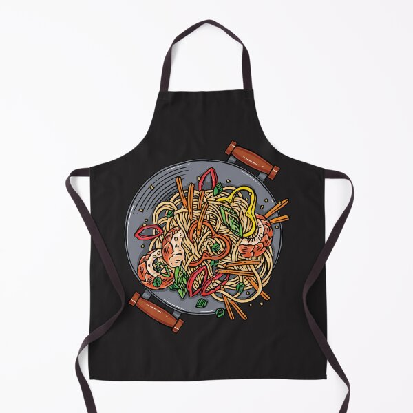 Item preview, Stir Fry Noodles In A Wok designed and sold by Alicia Chee.