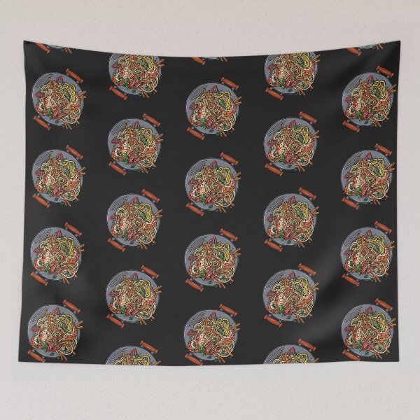 Item preview, Stir Fry Noodles In A Wok designed and sold by Alicia Chee.