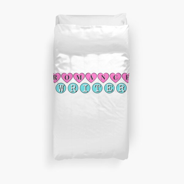 Romance Writer (white) Duvet Cover