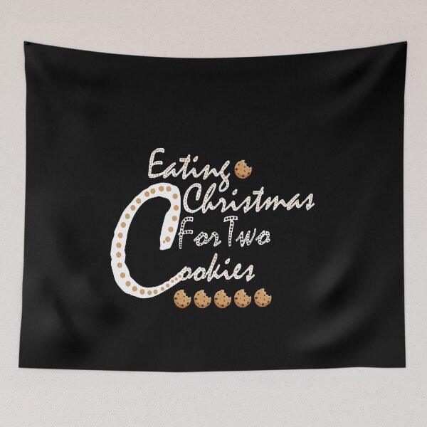 Item preview, Eating Christmas Cookies For Two:For Mom,For Dad,Fuuny Cookies designed and sold by Chaos Pixel Studio.