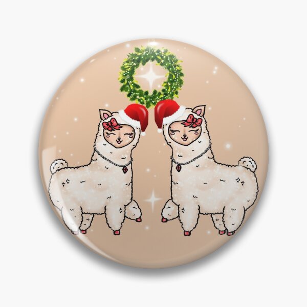 Item preview, Christmas Llamas White Alpaca Santa designed and sold by Jolly-Yosei.