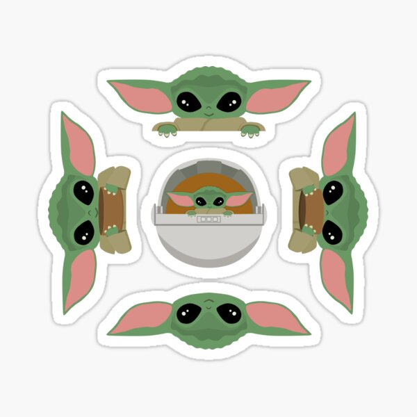 Cool Baby Yoda Stickers Redbubble