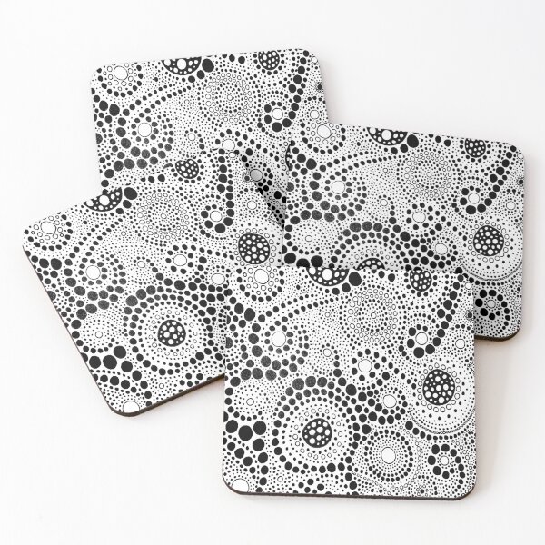 Item preview, Light Cellular swirling  designed and sold by ArtRoomOregon.