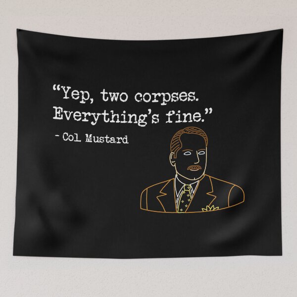 Item preview, Two Corpses (White Text) designed and sold by SpectreSparkC.