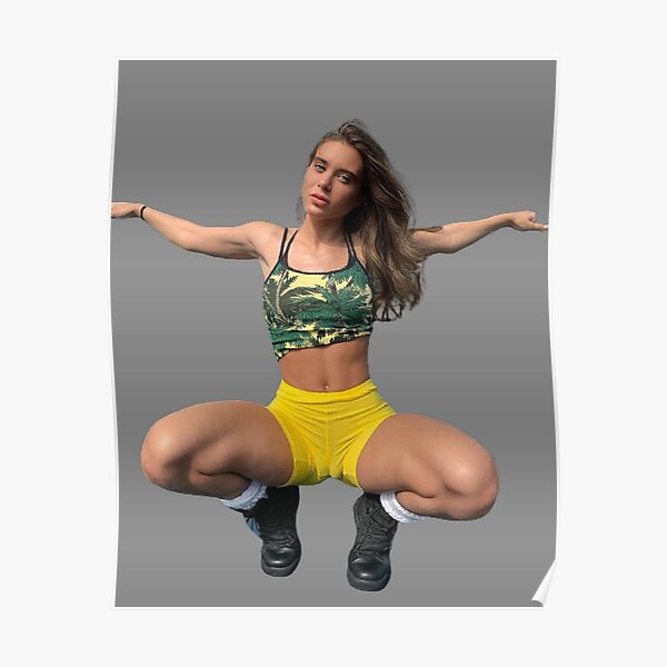 Athlète Lana Rhoades Poster