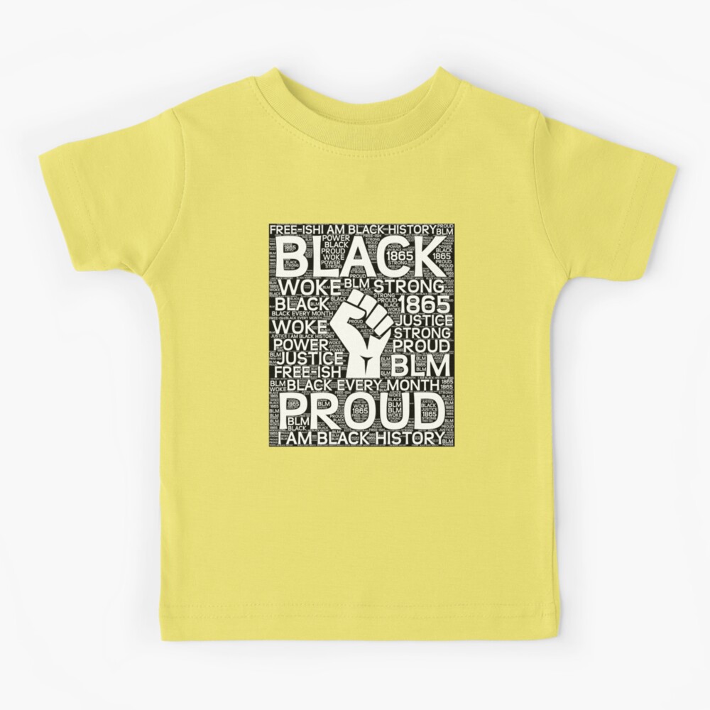 Juneteenth Shirt for Kids, African American Tshirt, Black Pride Toddler Tees, Black Culture Shirt, 1865 Tshirt, Social Justice Tshirt, Gift