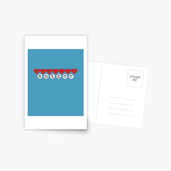 The perfect gift for the Romance author Postcard
