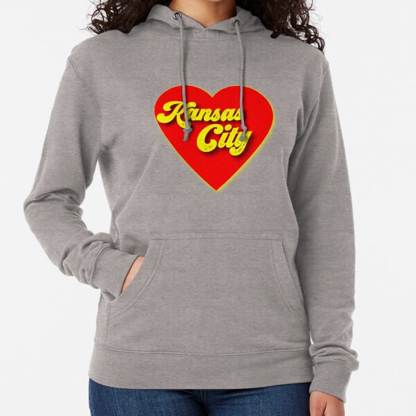 Kansas City Love Design Lightweight Hoodie