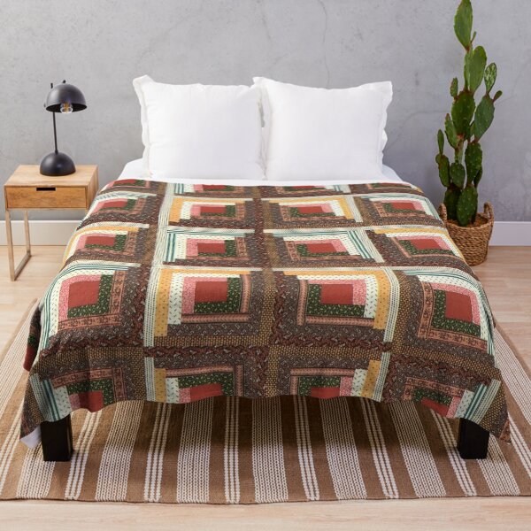 Item preview, Quilt No.1 - Geometric Patchwork Design designed and sold by elevens.