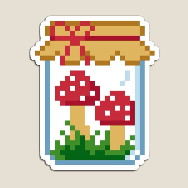 Mushroom Jar Sticker for Sale by taylormoon18