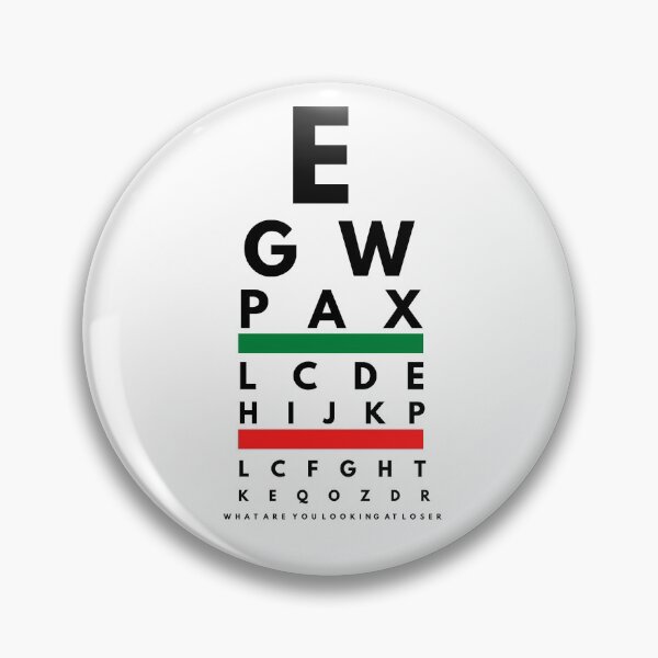 Item preview, Eye Exam What Are You Looking At Loser designed and sold by wholigans.