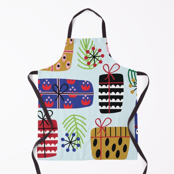 Item preview, Christmas Gift Pattern (Blue) designed and sold by HeraAndKosmos.