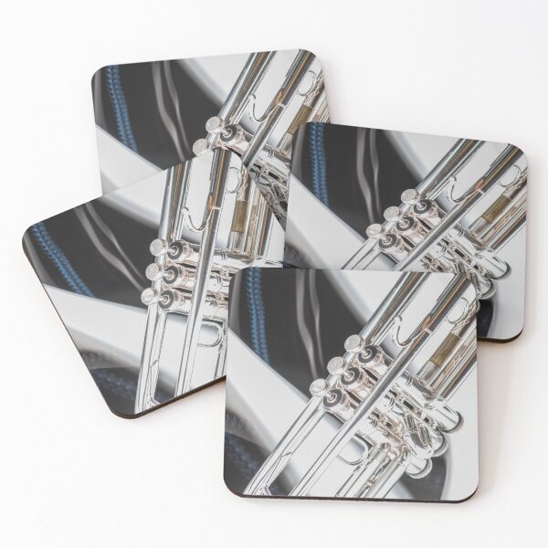 Item preview, High Notes ~ Contemporary Trumpet Portrait designed and sold by nancyjcreates.