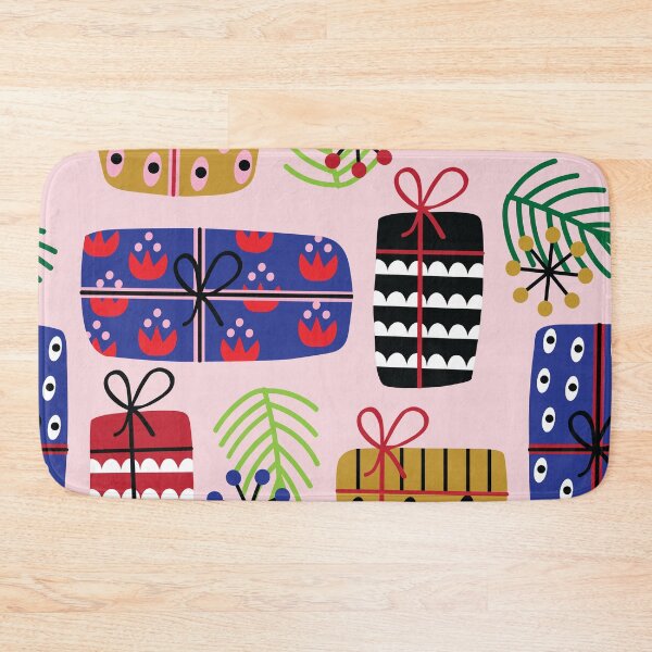 Item preview, Christmas Gift Pattern (Pink) designed and sold by HeraAndKosmos.