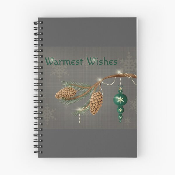 Item preview, Warmest Wishes Vintage Christmas Ornaments Pine Tree in Grey designed and sold by Sheri42.