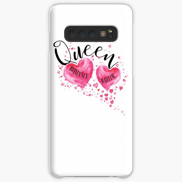 The QUEEN OF HEARTS is a ROMANCE WRITER! (white) Samsung Galaxy Snap Case
