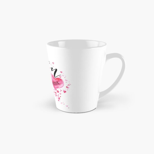 The QUEEN OF HEARTS is a ROMANCE WRITER! (white) Tall Mug