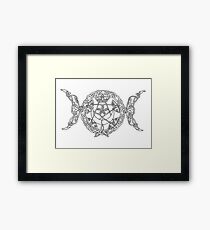 Triple Goddess Framed Print