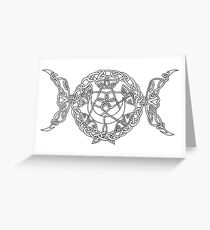 Triple Goddess Greeting Card