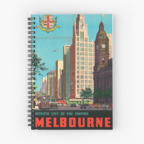 Artikelvorschau, Vintage Melbourne Plakat - die siebte Stadt des Reiches entworfen und verkauft von heymate.
