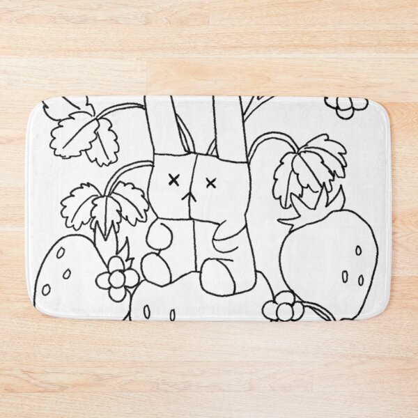 Item preview, hamsandwich and strawberries designed and sold by sleepyarts.