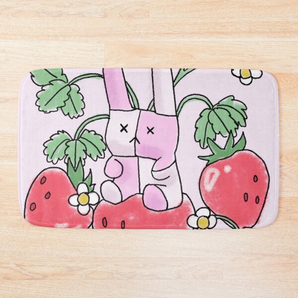 Item preview, hamsandwich and strawberries coloured designed and sold by sleepyarts.