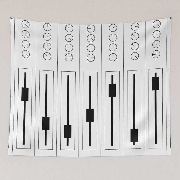 Item preview, Sound Desk Line Art designed and sold by lewlews-tukshop.