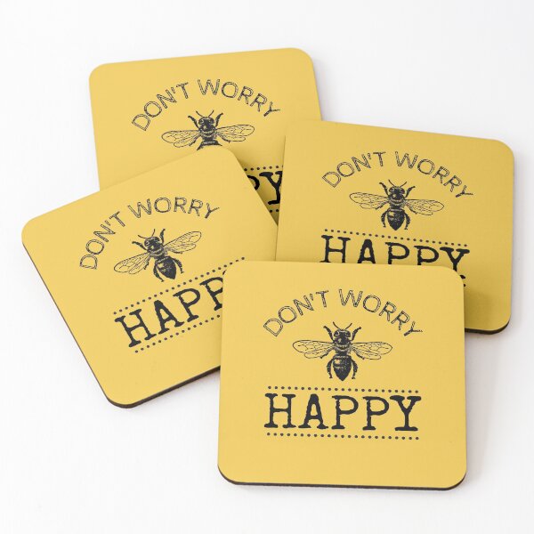 Item preview, DON'T WORRY BEE HAPPY TSHIRT AND MERCH designed and sold by JaylaStarr.