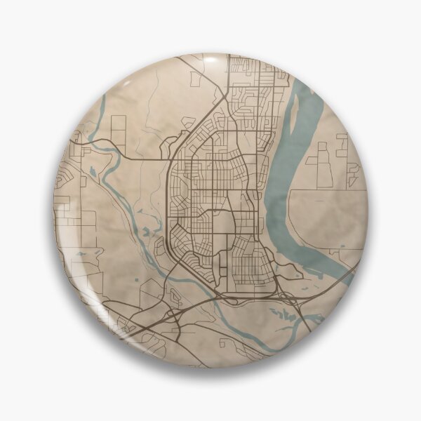 Item preview, Richland Sepia Map designed and sold by CPTVDesign.