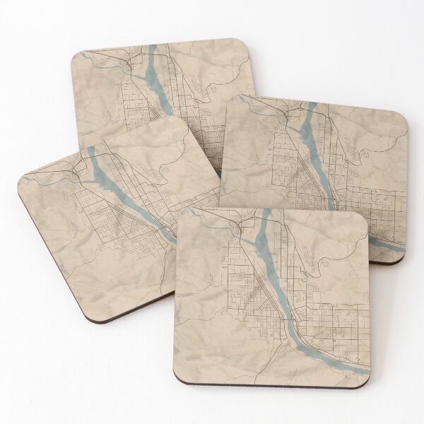 Item preview, Wenatchee Sepia Map designed and sold by CPTVDesign.