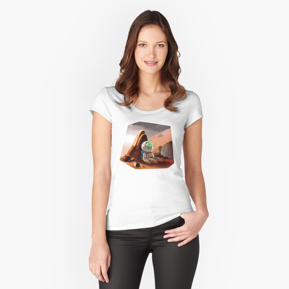 Item preview, Fitted Scoop T-Shirt designed and sold by windurr.