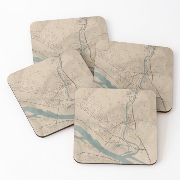 Item preview, Longview Sepia Map designed and sold by CPTVDesign.