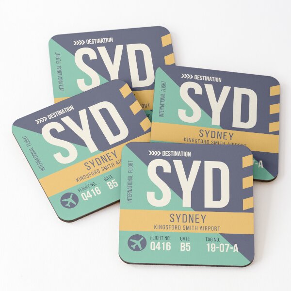 Item preview, Sydney Airport Stylish Luggage Tag (SYD) designed and sold by SLAG-Creative.