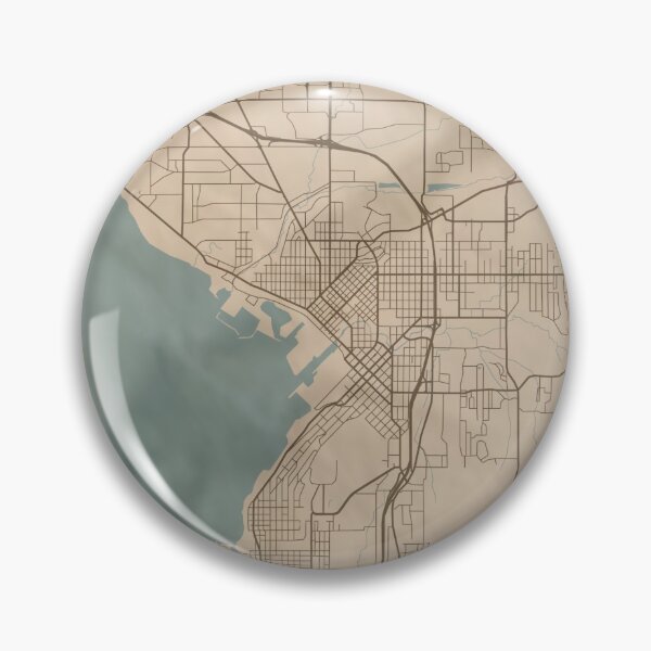 Item preview, Bellingham Sepia Map designed and sold by CPTVDesign.
