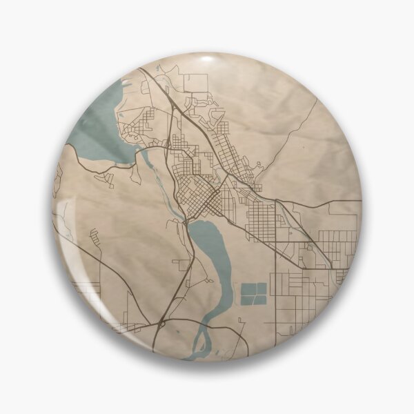 Item preview, Klamath Falls Sepia Map designed and sold by CPTVDesign.