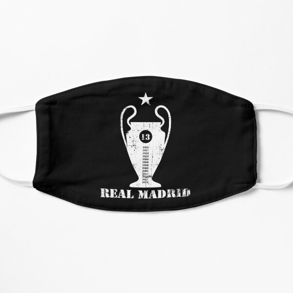 Liga de Campeones del Real Madrid Mascarilla plana